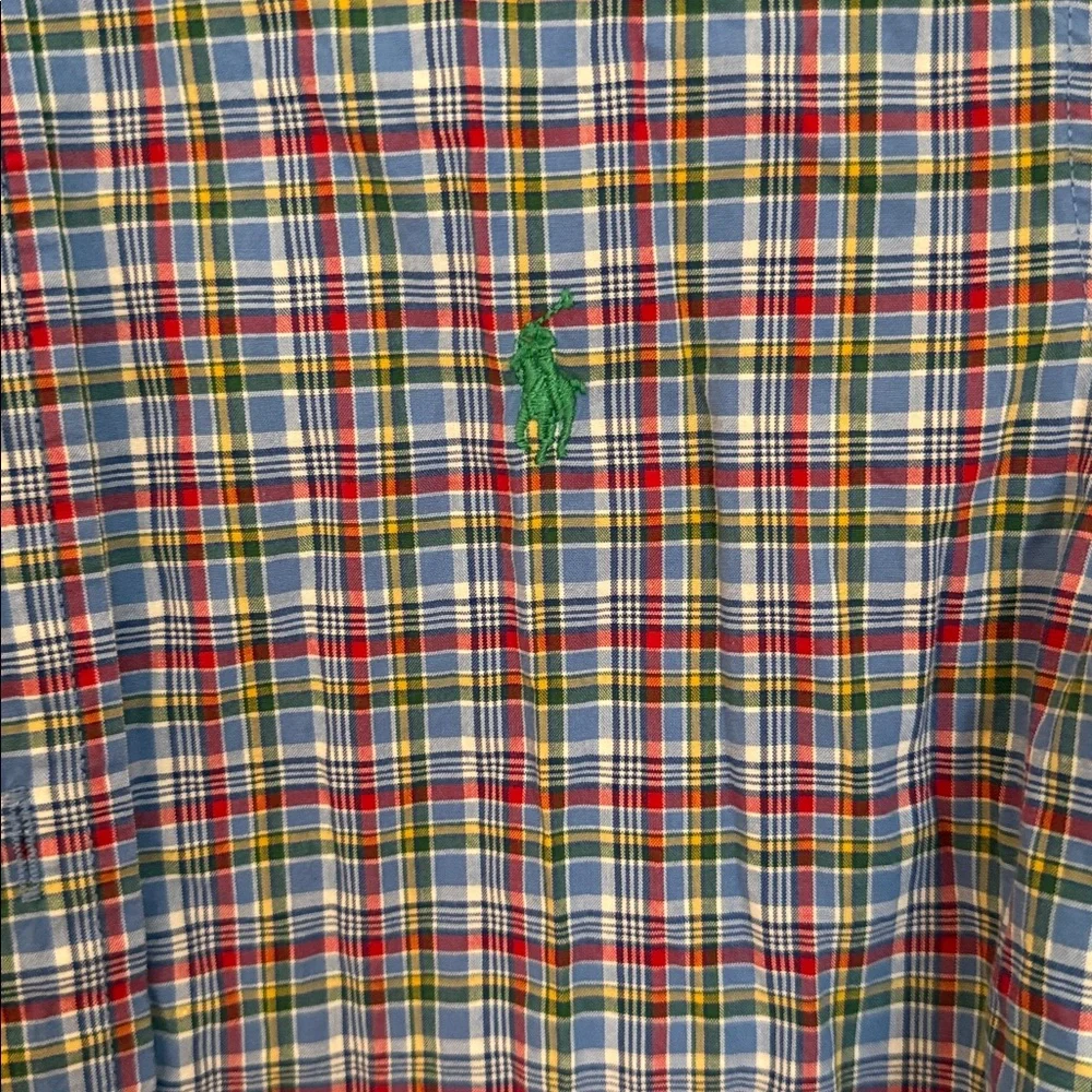 Ralph Lauren Men's Multicolor Plaid‎ Button-Down Shirt M(10/12)